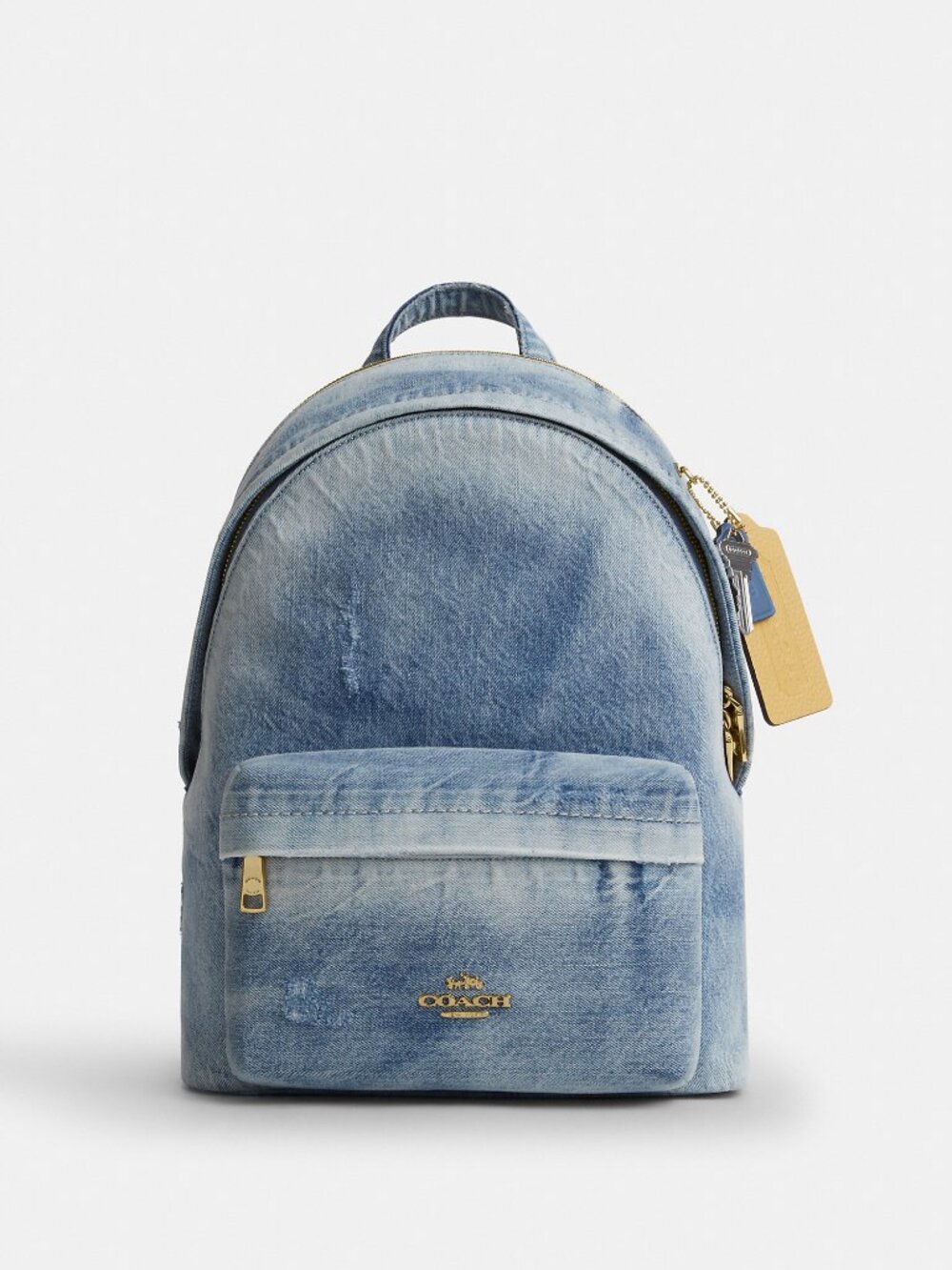 Coach Outlet Taylor Small Backpack In Loved Denim